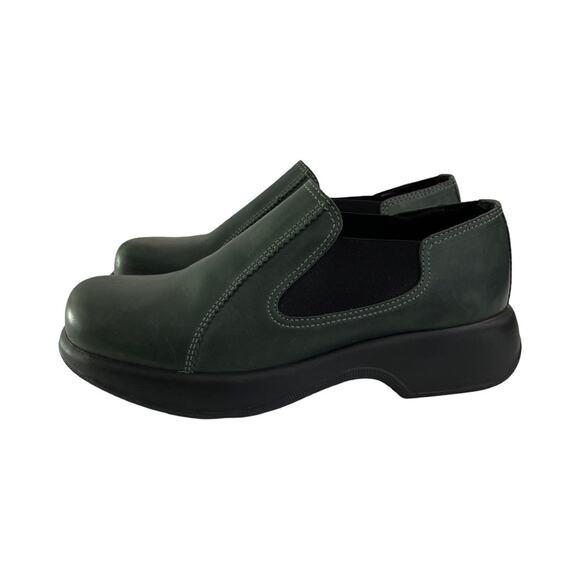 Dansko Jocelyn Slip-On Leather Shoes Teal VegTan Leather Size 41 US 10.5-11 - Picture 1 of 15